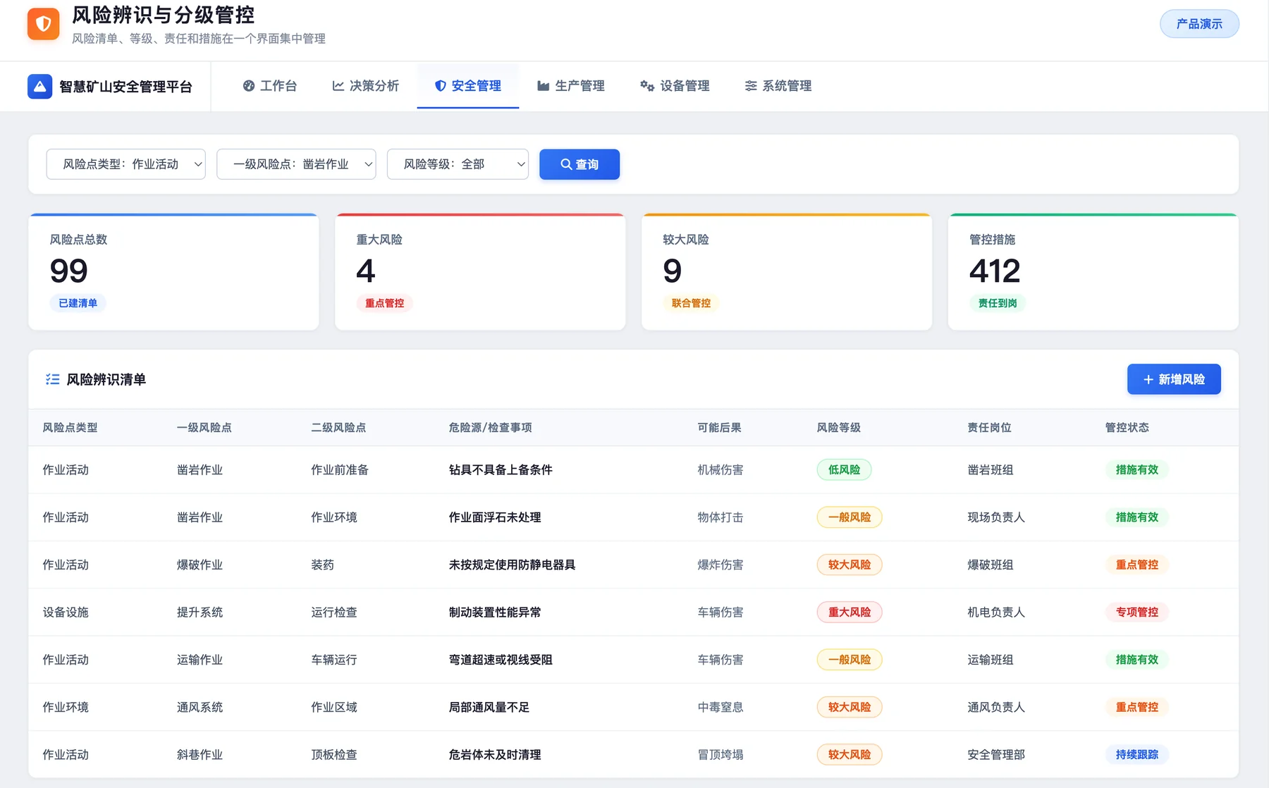 综合管控平台与迈安通 APP产品界面
